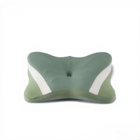 Ergonomic Foam Neck Pillow, Neck Support, Neck Protection Good Sleep (Option: Green)