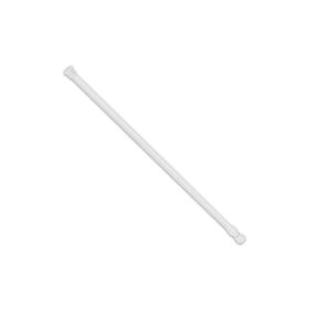 90cm Tension Curtain Rod Spring Load Adjustable Curtain Pole Heavy-Duty Steel For Bathroom Wardrobe Kitchen Balcony (Option: 90cm)
